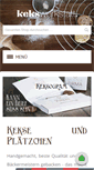 Mobile Screenshot of kekswerkstatt.de